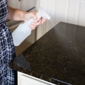 What chemical is used to clean granite?