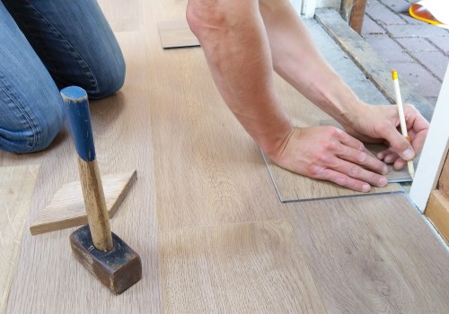 Can you walk on newly laid laminate flooring?